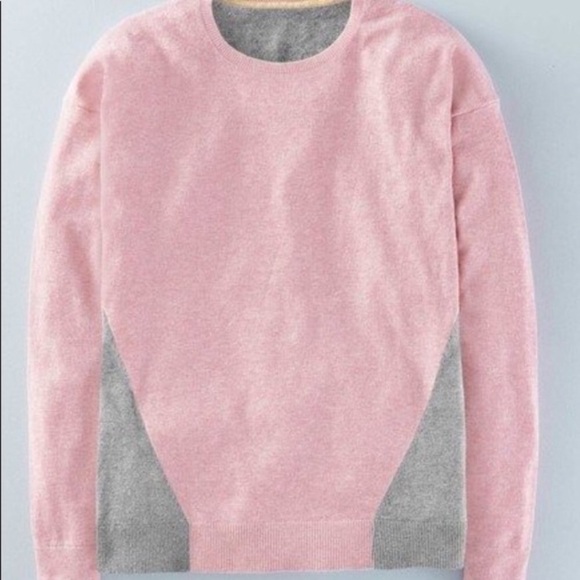 BODEN Easy Lightweight Color Block Sweater - Picture 2 of 8